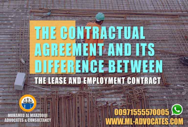 Contractual Agreement difference Lease Employment Contract