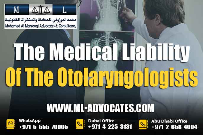 The Medical Liability Of The Otolaryngologists UAE